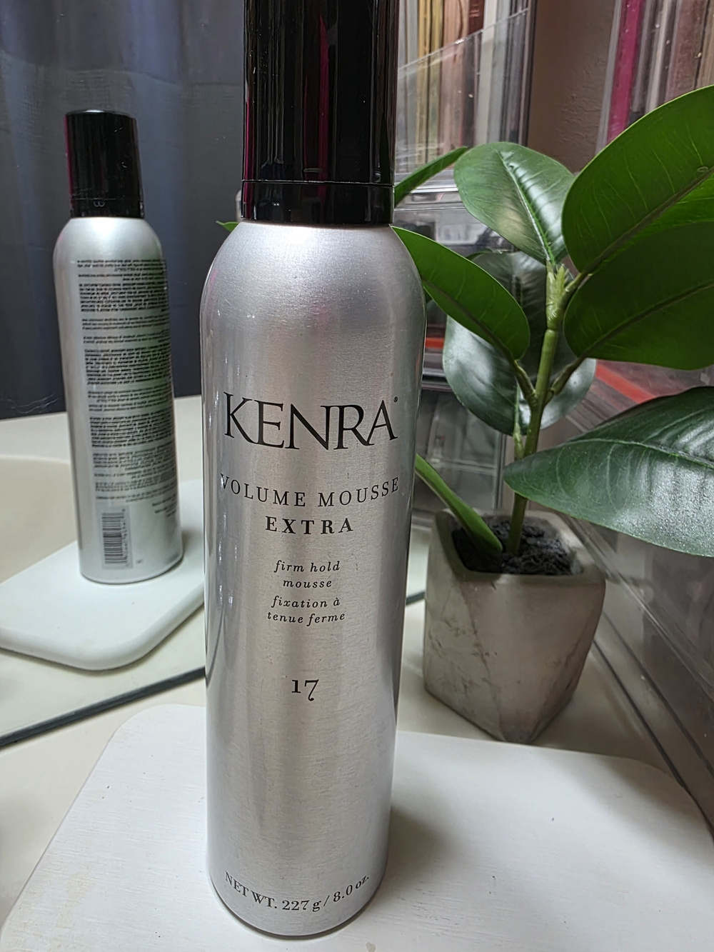 Kenra Volume Mousse Extra 17 — Silver Firm Hold Styling Mousse